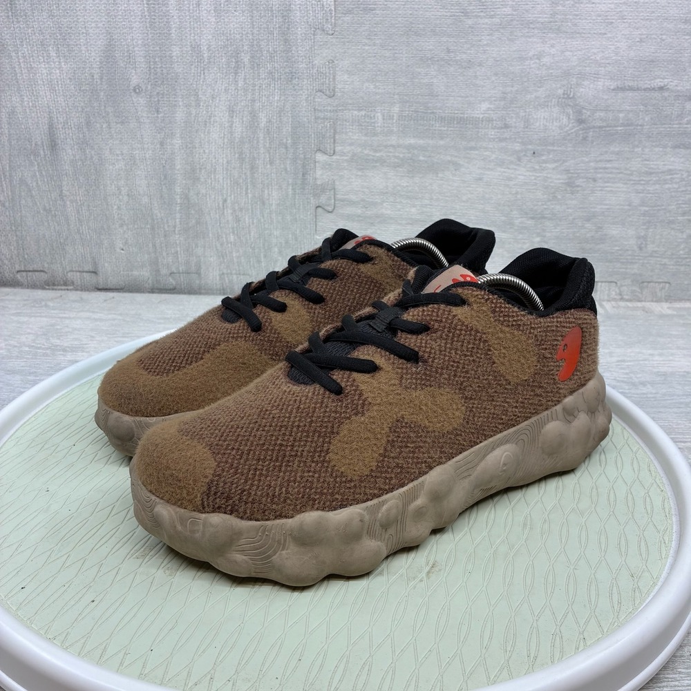 UIN Coffee Time Sneakers Mens 11 Brown Knit Walking Shoes Running M1660249